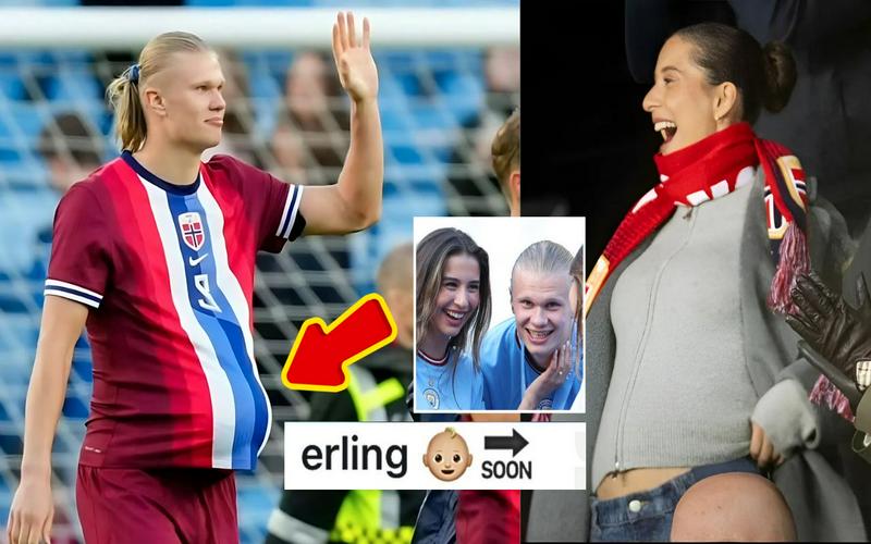 Erling Haaland Announces Pregnancy With Girlfriend After Netting Twice To Help Norway Hammer Slovenia in UEFA Nations League